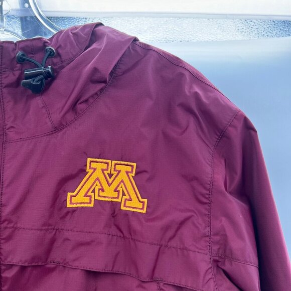 Nike Windbreaker Jacket Women's Size XS Minnesota Full Zip Long Sleeve Hooded - Picture 4 of 9